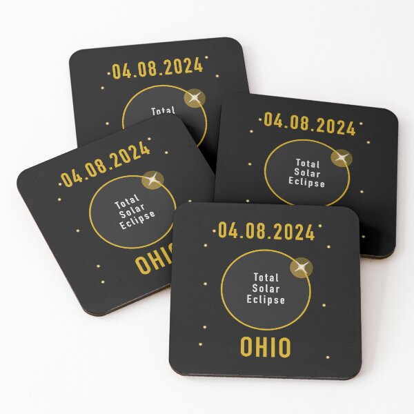 Item preview, Total Solar Eclipse 2024 Ohio designed and sold by ZapTeesDesign.