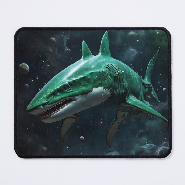 Item preview, Imaginary Green Celestial Shark designed and sold by LunarNebula.