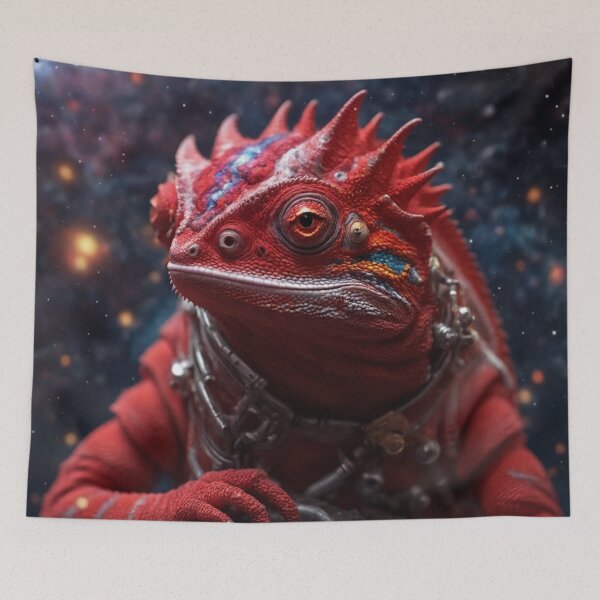Item preview, Imaginary Red Celestial Chameleon designed and sold by LunarNebula.