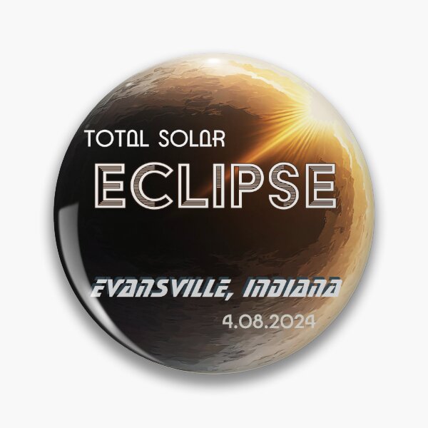 Item preview, Total Solar Eclipse April 8 2024 Totality Event in Evansville, Indiana designed and sold by Rabbitti.