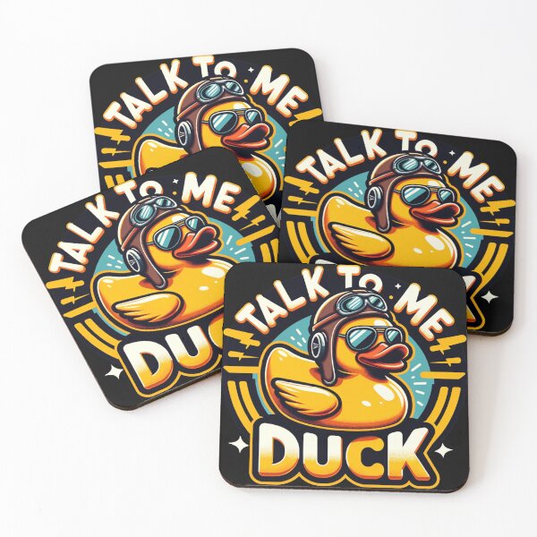 Item preview, Code Confidant: 'Talk to Me, Duck' - The Programmer's Muse designed and sold by TuringTacoTales.