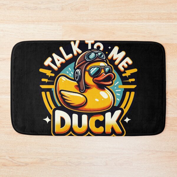 Item preview, Code Confidant: 'Talk to Me, Duck' - The Programmer's Muse designed and sold by TuringTacoTales.