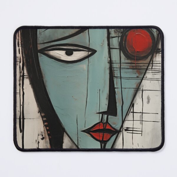 Item preview, Girl Face Abstract Art designed and sold by sheprint.