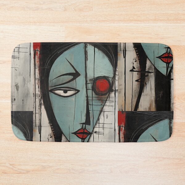 Item preview, Girl Face Abstract Art designed and sold by sheprint.