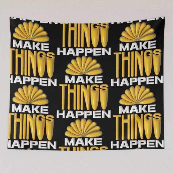 Item preview, Make Things Happen positive wordmark designed and sold by Tessis-Shop.