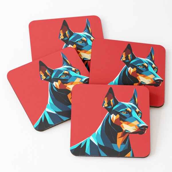 Item preview, Guardian Elegance,Natural Ear Doberman Illustration designed and sold by AgarutanPrint.