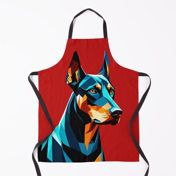 Item preview, Guardian Elegance,Natural Ear Doberman Illustration designed and sold by AgarutanPrint.