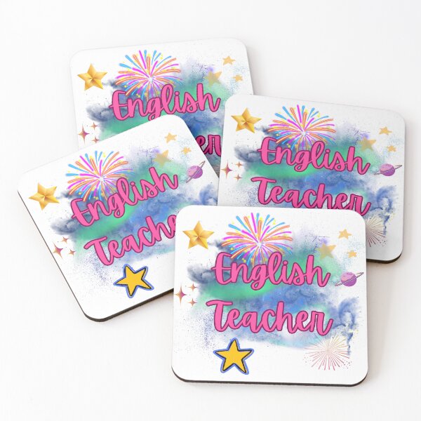 Aperçu de l'œuvre Cadeau pour professeur d'anglais Shining Star ESL Professor créée et vendue par julyperson.