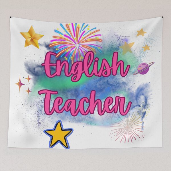 Item preview, Gift for English Teacher Shining Star ESL Professor designed and sold by julyperson.
