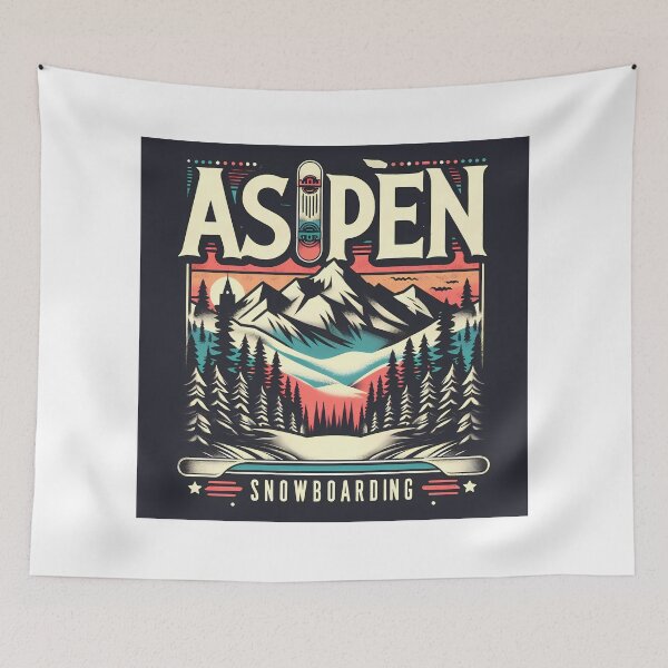Item preview, Aspen Ski & Snowboard  designed and sold by OzzFrequency.
