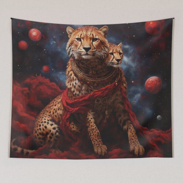 Item preview, Imaginary Red Celestial Cheetah designed and sold by LunarNebula.