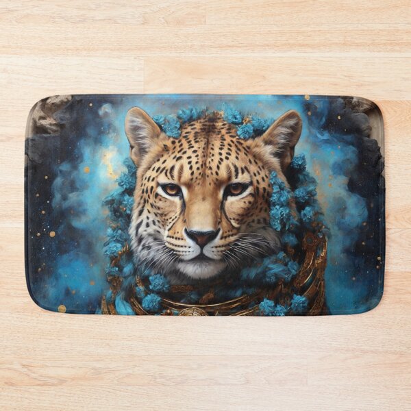 Item preview, Imaginary Teal Celestial Cheetah designed and sold by LunarNebula.