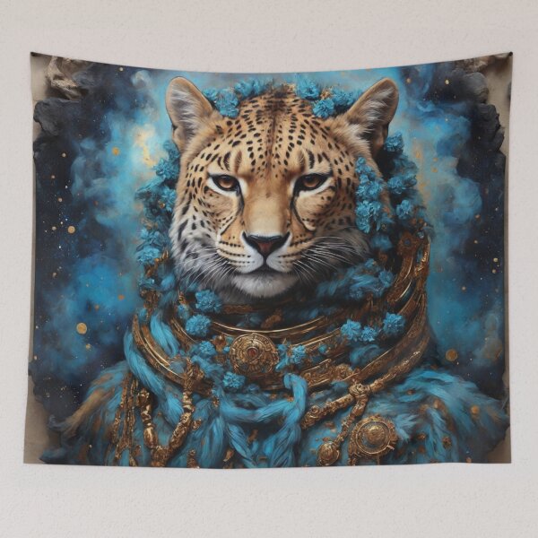 Item preview, Imaginary Teal Celestial Cheetah designed and sold by LunarNebula.
