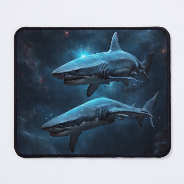Item preview, Imaginary Teal Celestial Shark designed and sold by LunarNebula.
