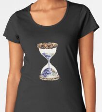 Earth Within an Hourglass Women's Premium T-Shirt