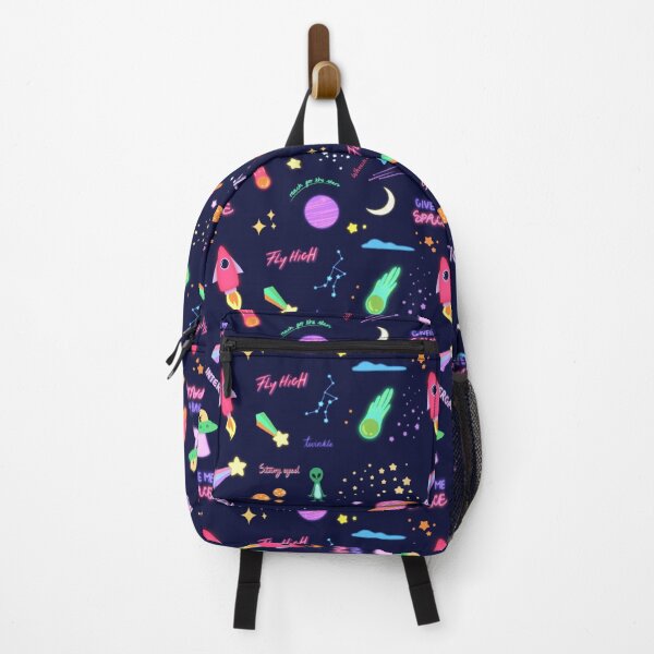 Item preview, Intergalactic space doodle (blue background) designed and sold by Planetkaz.