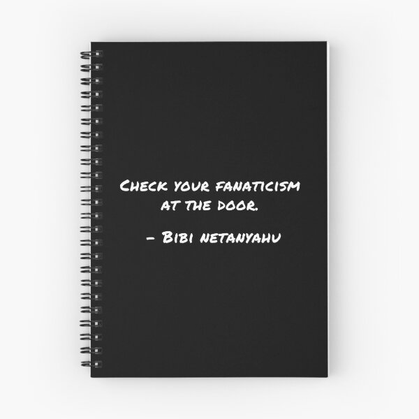 Item preview, UN speech quote by Benjamin Netanyahu designed and sold by Neeshki.