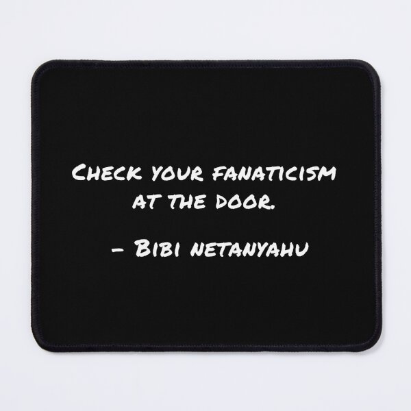 Item preview, UN speech quote by Benjamin Netanyahu designed and sold by Neeshki.