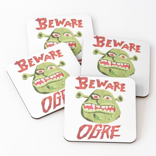Artikelvorschau, Vorsicht vor Oger-Shrek-Schild entworfen und verkauft von zozomaxine.