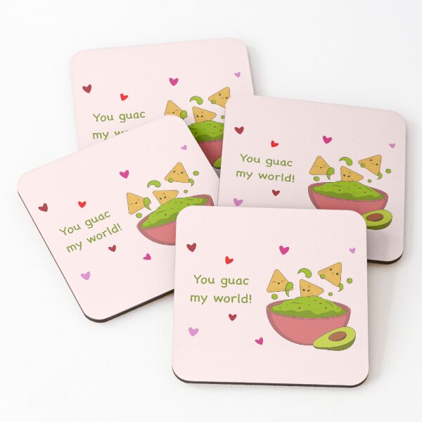 Item preview, You guac my world Funny Valentines Day Pun designed and sold by TD Collective.
