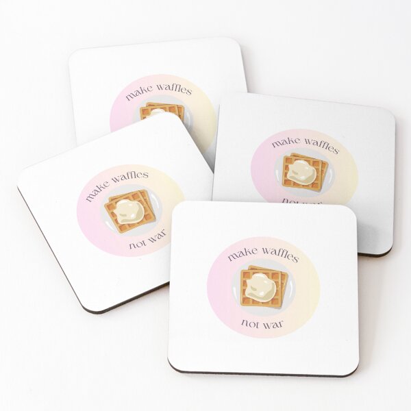 Item preview, Make Waffles Not War designed and sold by pineywoodsshop.