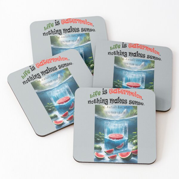 Item preview, Life is watermelon AI generated image designed and sold by Khala.