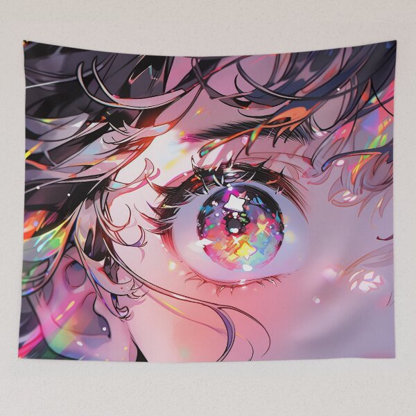 Item preview, Captivating Anime Girl Eye designed and sold by bubblegoth.