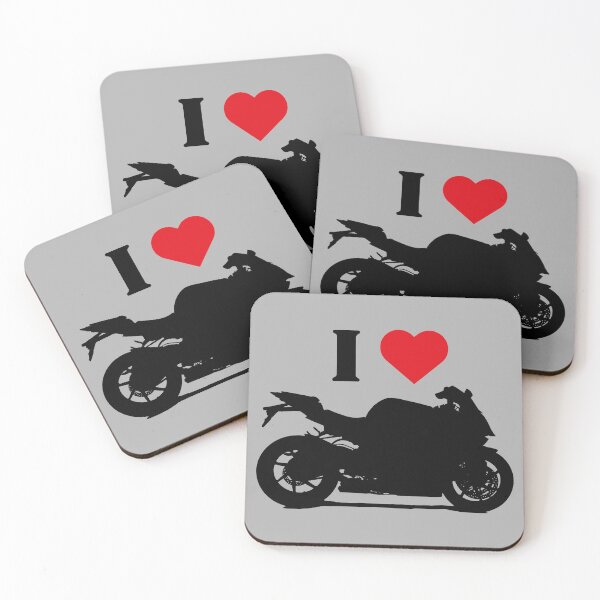 Item preview, Sports motorcycle design with silhouette, I love superbikes. designed and sold by By-Jeff.