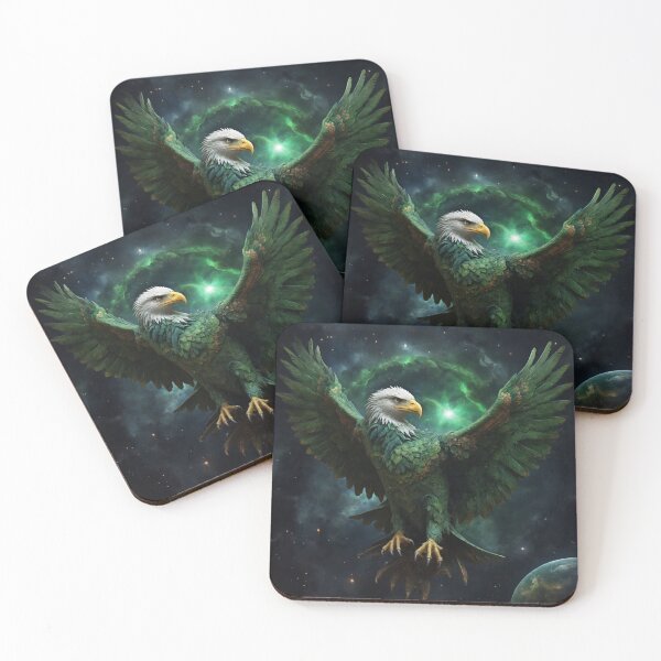 Item preview, Imaginary Green Celestial Eagle designed and sold by LunarNebula.