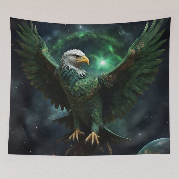 Item preview, Imaginary Green Celestial Eagle designed and sold by LunarNebula.