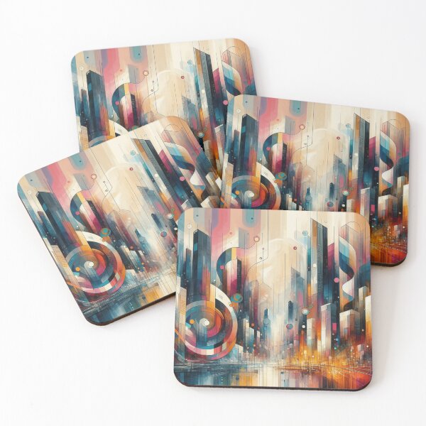 Item preview, Sunset City Skyline designed and sold by The Drewbs at Skipton Studioz.
