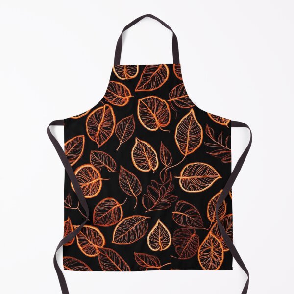 Item preview, Neon Orange Leaf Pattern designed and sold by Simplybe1.
