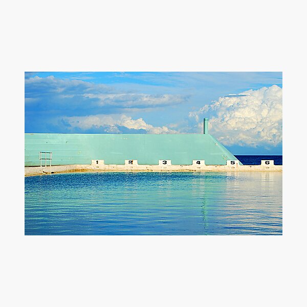 Newcastle Baths NSW Photographic Print