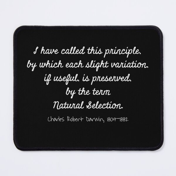 Item preview, Natural Selection, Charles Robert Darwin, 1809–1882 designed and sold by RocketshipRetro.