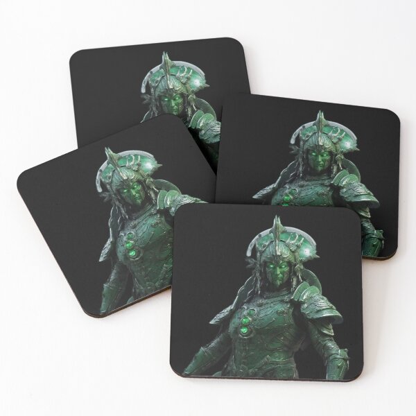 Item preview, Imaginary Green Celestial Warrior (No Background) designed and sold by LunarNebula.