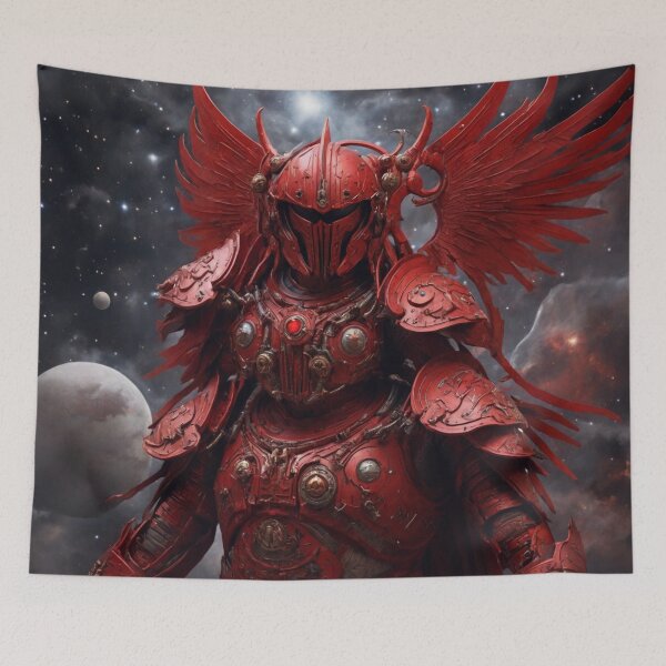 Item preview, Imaginary Red Celestial Warrior designed and sold by LunarNebula.
