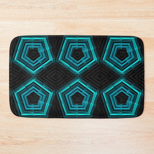 Item preview, 3D Black and Blue Pipe System Pentagons designed and sold by TheRulerofEarth.