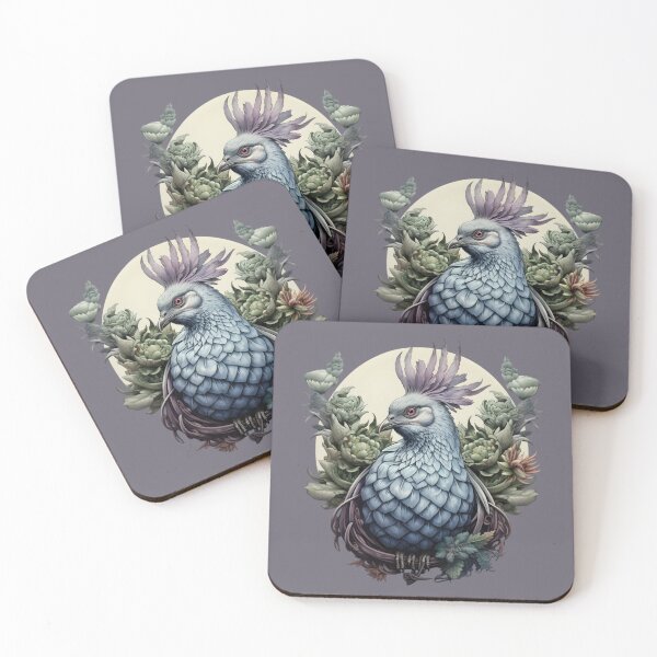 Item preview, Artichoke Bird #5 - Vintage Farmhouse Birds Collection designed and sold by RuralChicbyO.