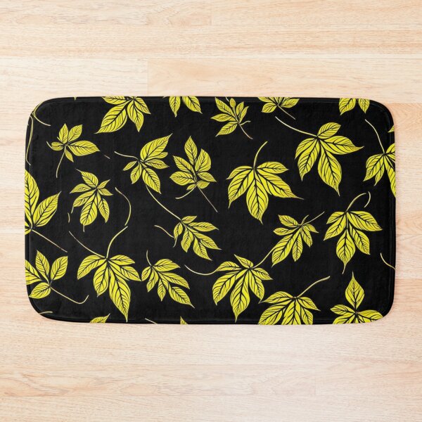 Item preview, Neon Yellow Leaf Pattern designed and sold by Simplybe1.