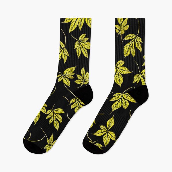 Item preview, Neon Yellow Leaf Pattern designed and sold by Simplybe1.