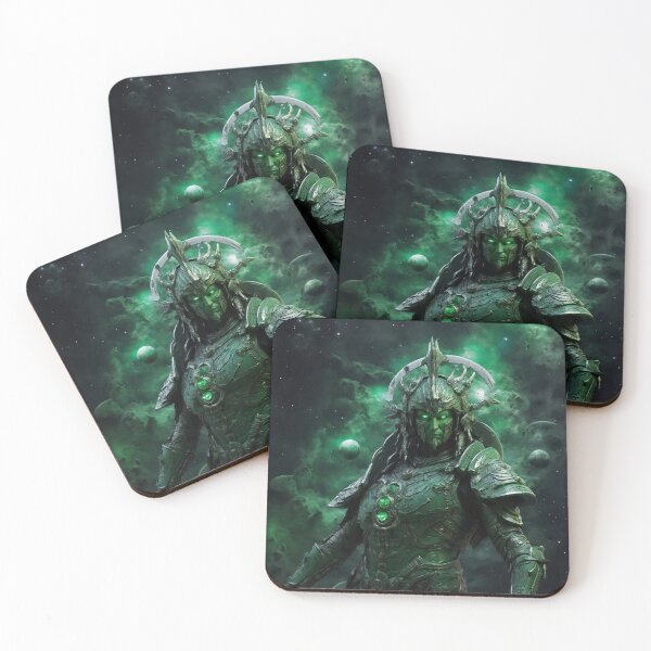 Item preview, Imaginary Green Celestial Warrior designed and sold by LunarNebula.