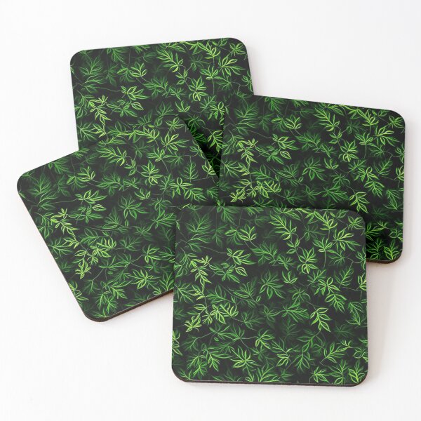 Item preview, Neon Green Leaf Pattern designed and sold by Simplybe1.