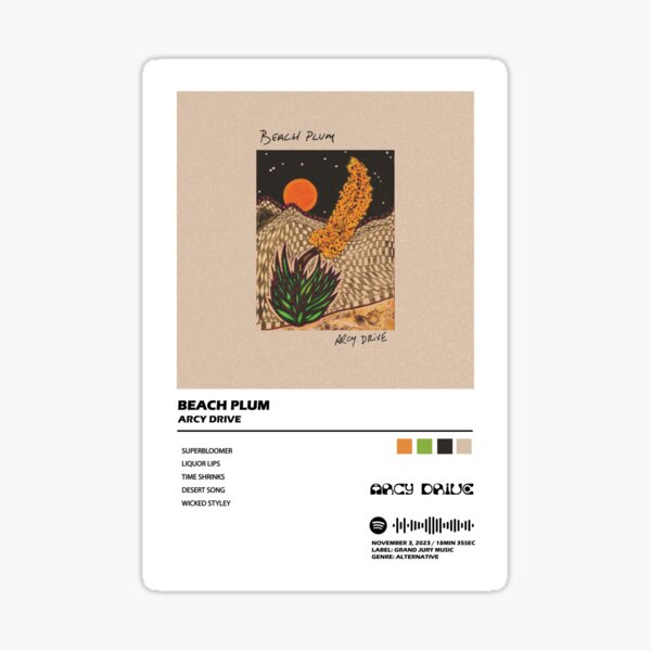 Item preview, Arcy Drive "Beach Plum" Album Cover Art designed and sold by EPcreates.