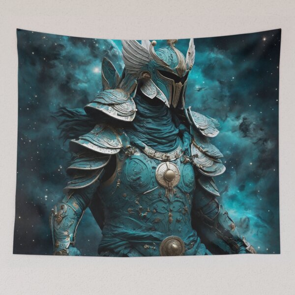 Item preview, Imaginary Teal Celestial Warrior designed and sold by LunarNebula.