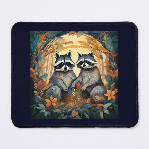Item preview, Raccoons in love. designed and sold by Natalia-Vlad.