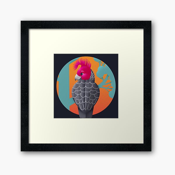 Gang Gang Cockatoo Framed Art Print