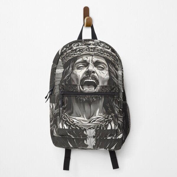 Item preview, Divine Agony: Screaming Jesus with Thorn Crown designed and sold by WAUZ.