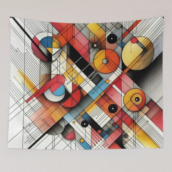 Artikelvorschau, Harmonie von Geometrie und Farbe entworfen und verkauft von Lyavalio.