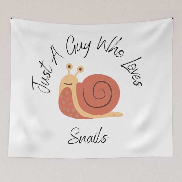 Item preview, Just A Guy Who Loves Snails - Snail Lover  designed and sold by Compass-Design.