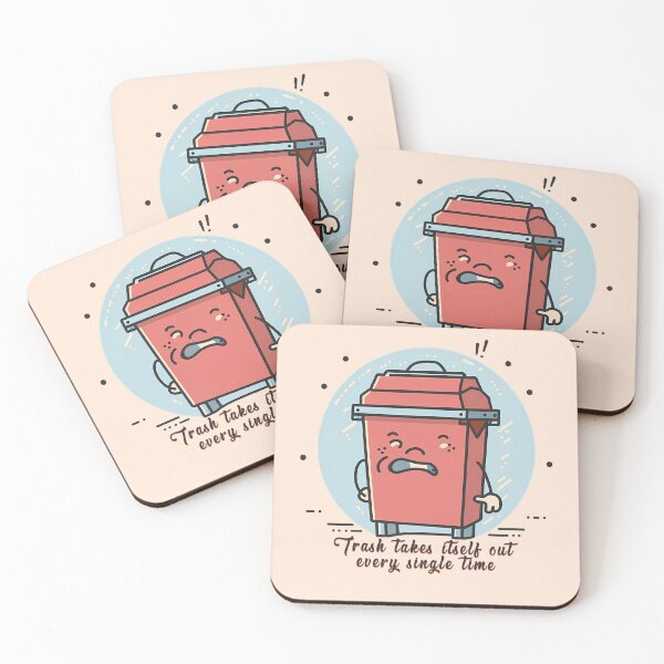 Item preview, Trash Takes Itself Out Every Single Time Comedy quote designed and sold by INK-Creations.